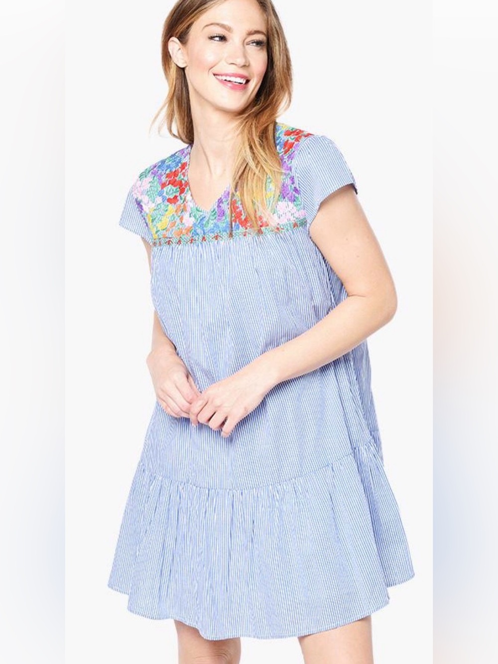 NWT J. Marie The Dana Dress- - Embroidered